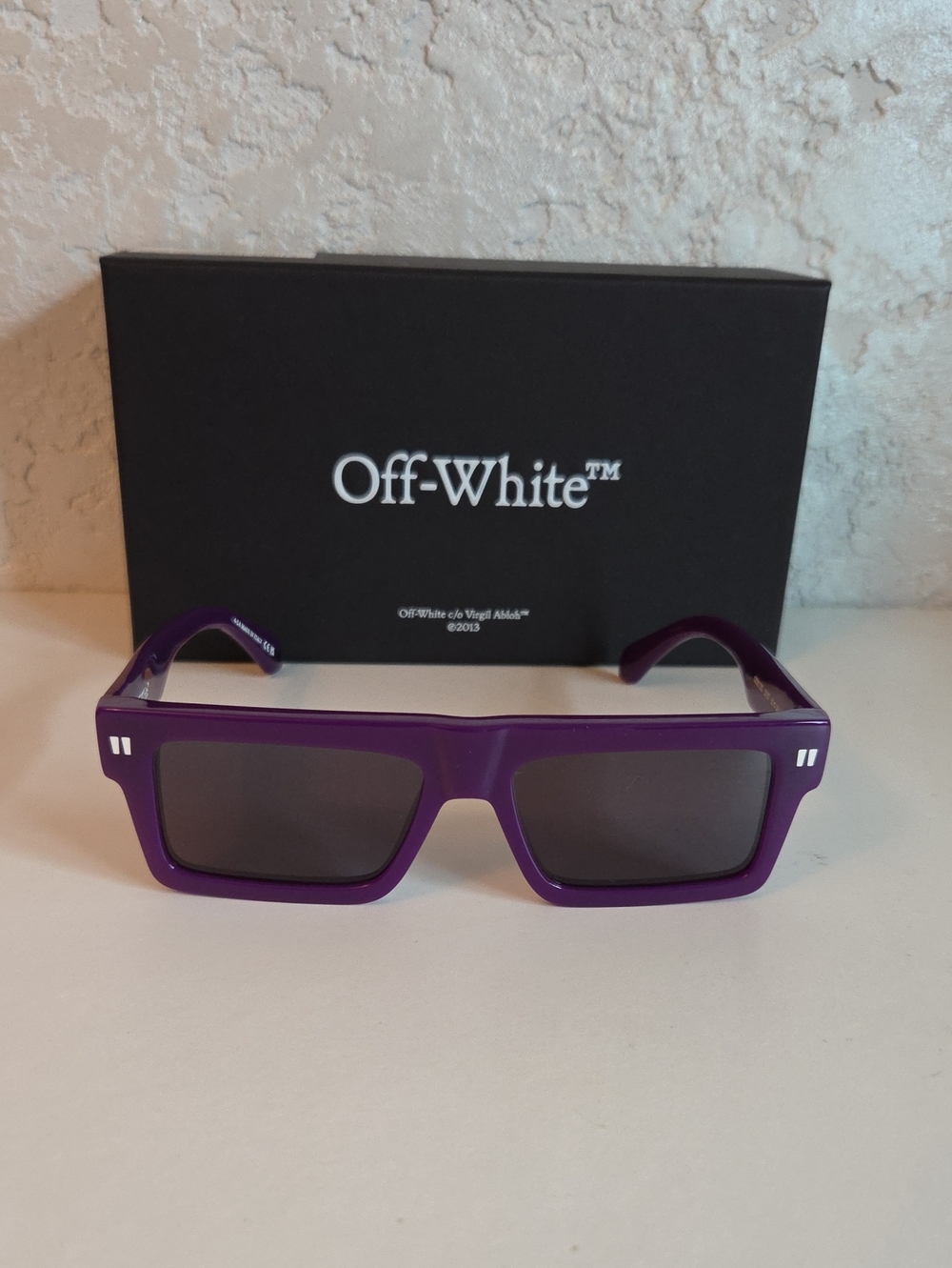 Off-White Purple Rectangular Womenβs Sunglasses.NWT